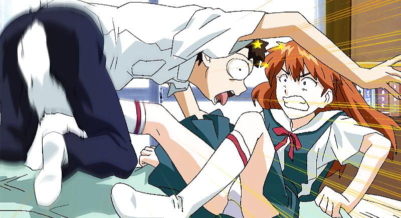 25P Anime style: ballbusting