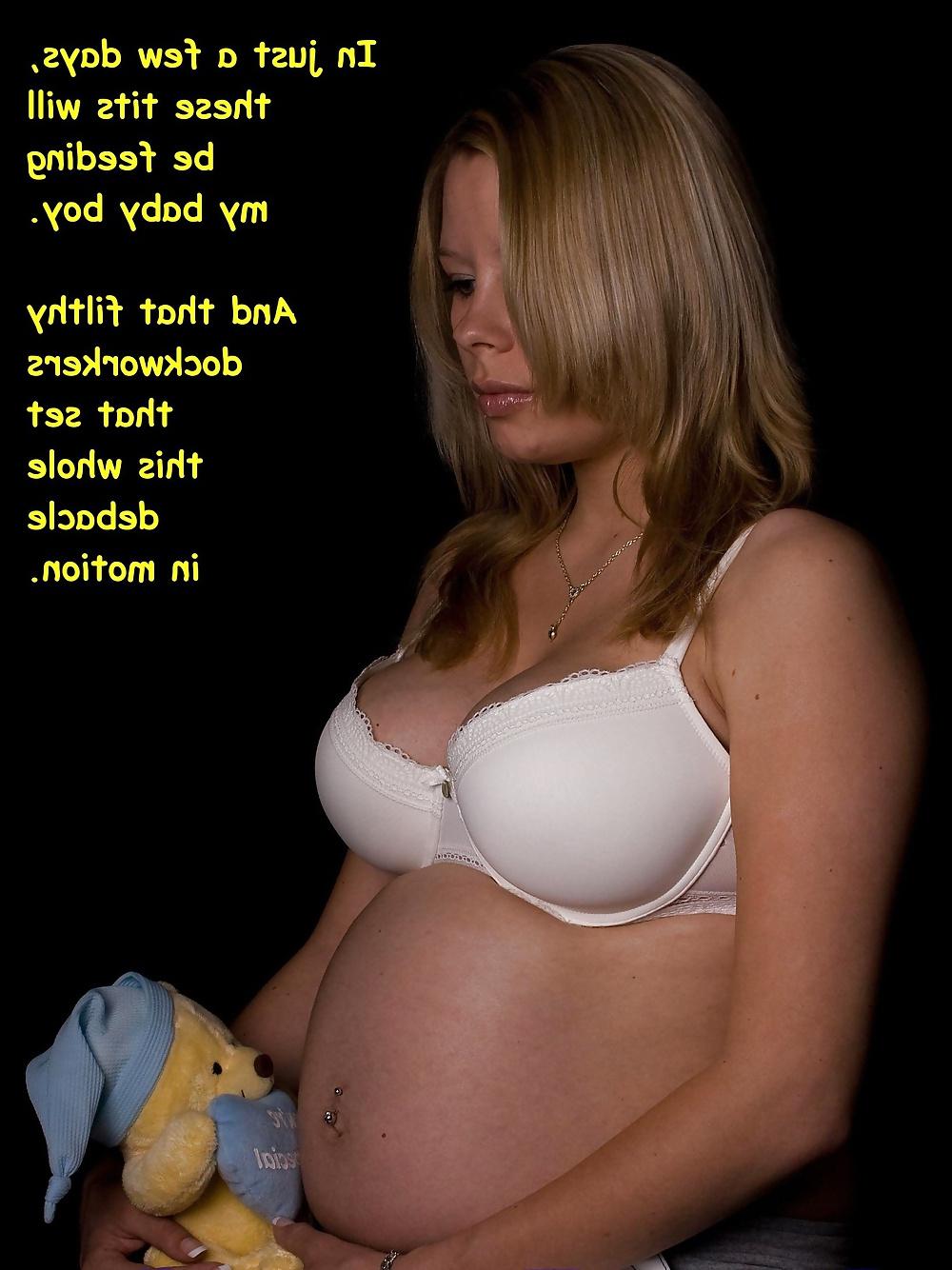 20P Pregnant Cheating Wives Captions VI