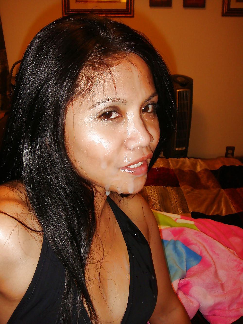 20P Amatuer Black eye girls facials