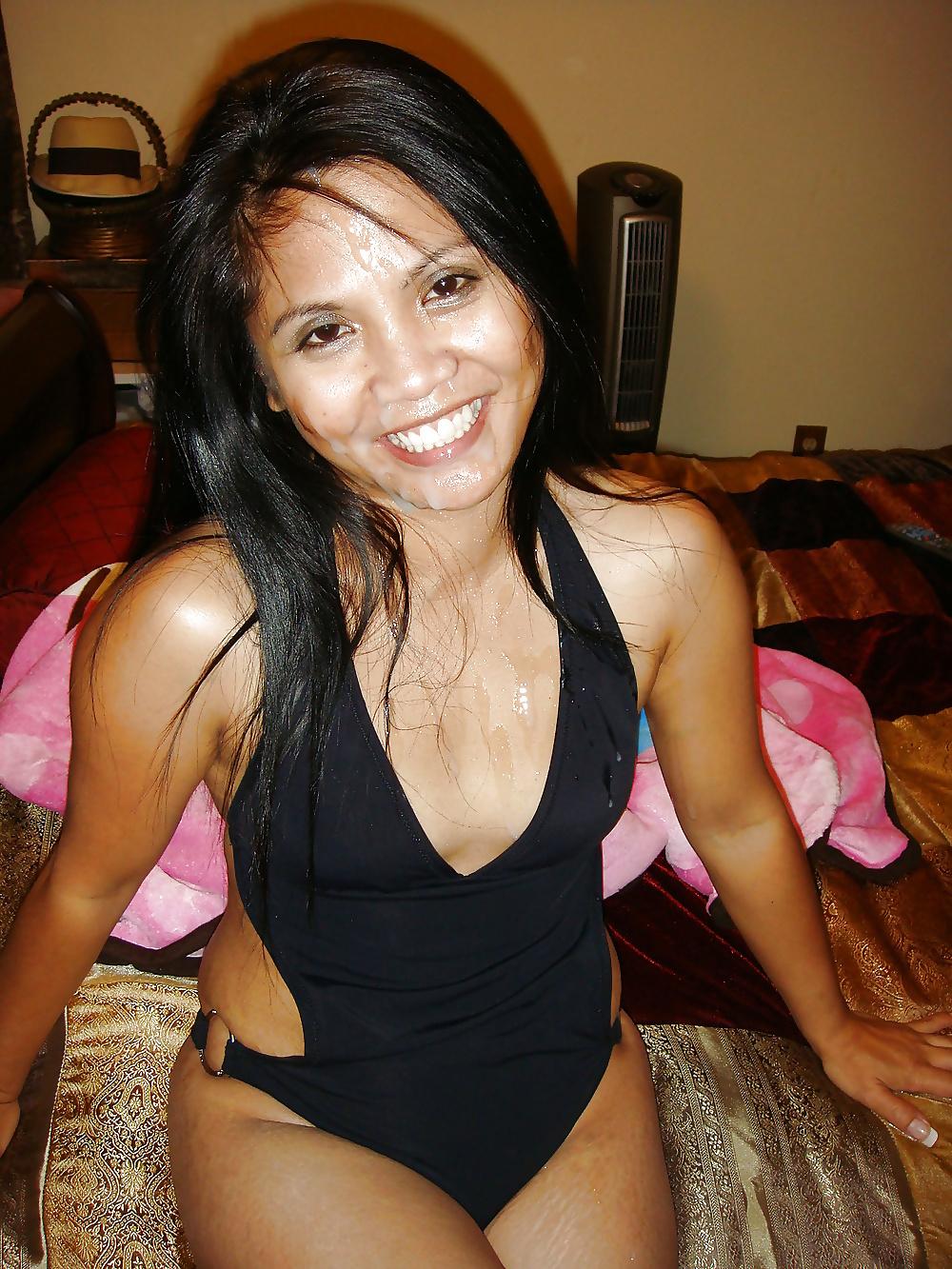 20P Amatuer Black eye girls facials