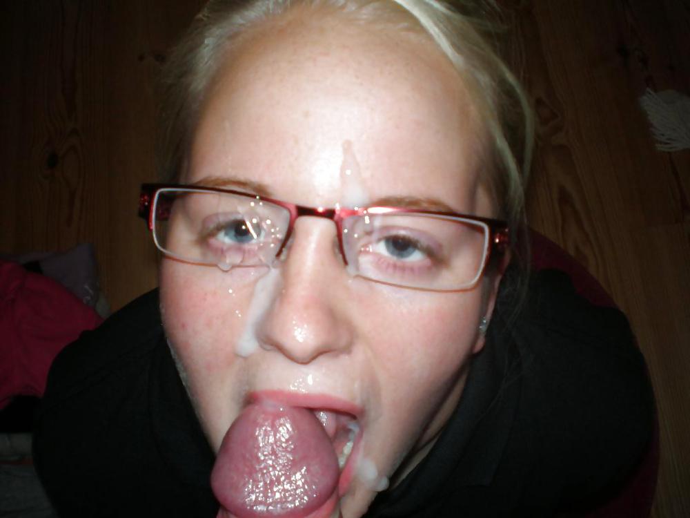 25P Girls in Glasses getting facials