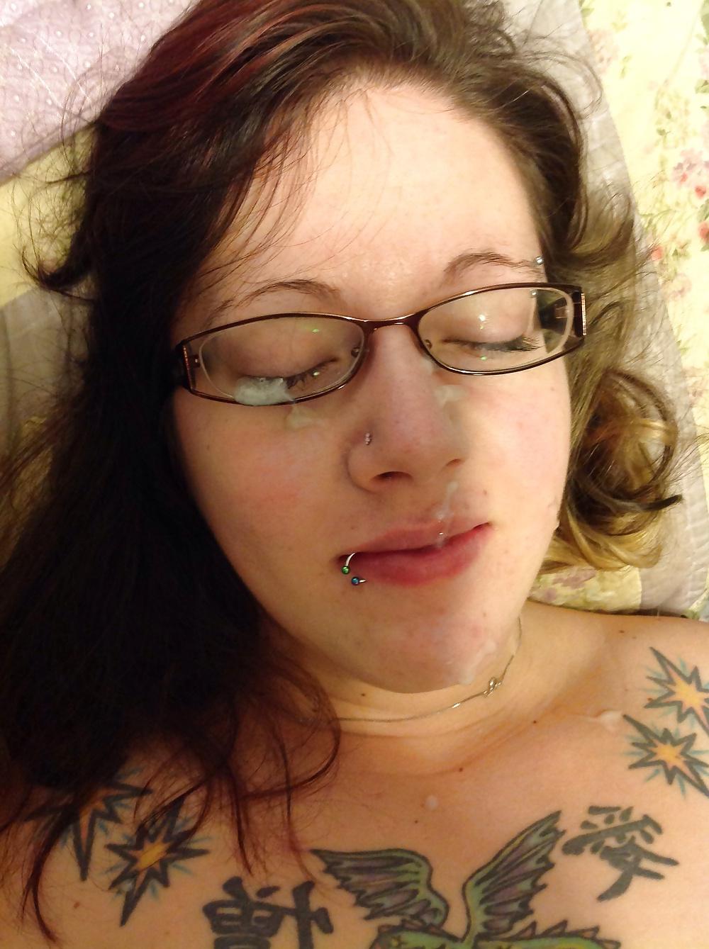 25P Girls in Glasses getting facials