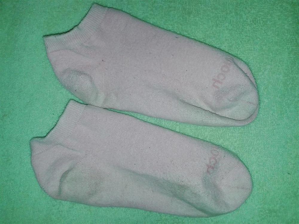 8P Cum on Cousin pink sock! 