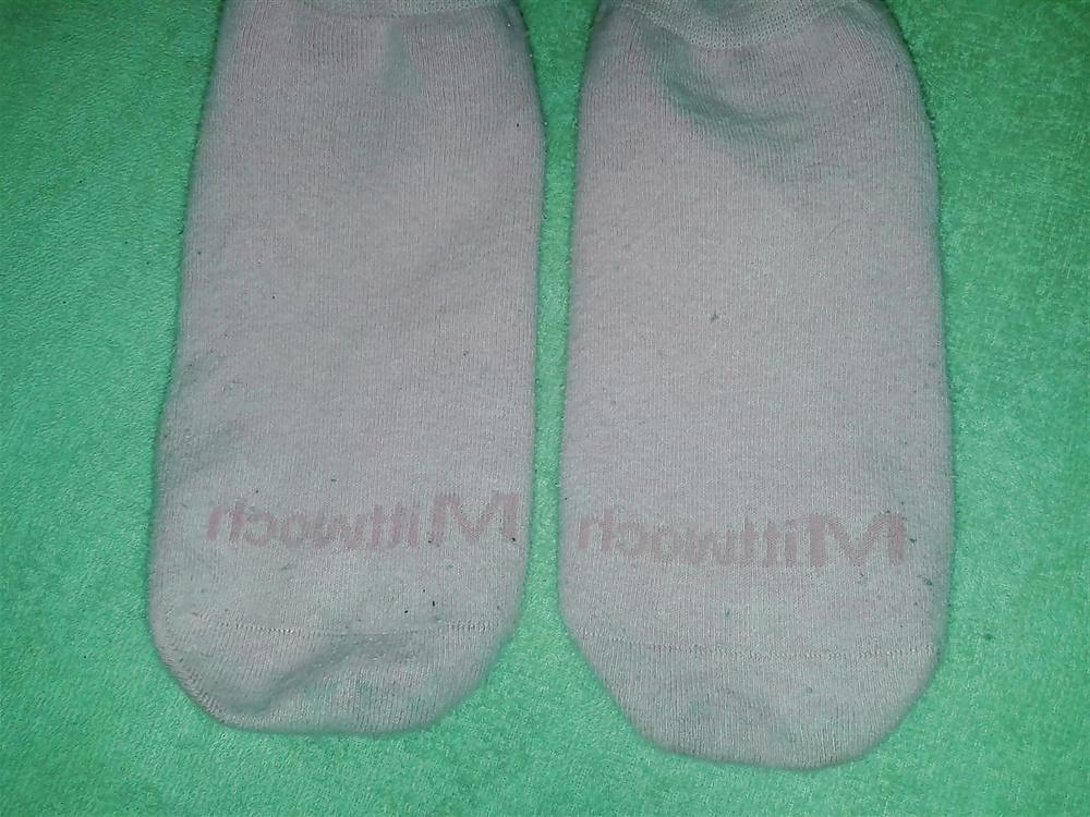 8P Cum on Cousin pink sock! 