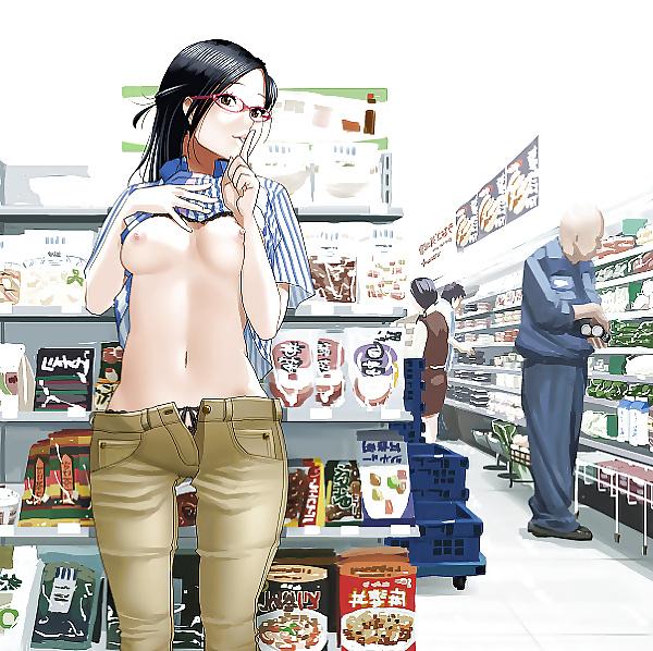 22P Anime Hentai Girls Flashing