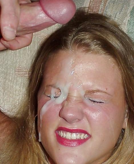 25P Sperma auf Mädchengesicht