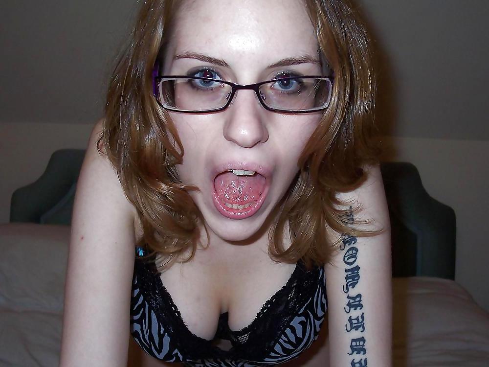 25P Cum on my glasses 2