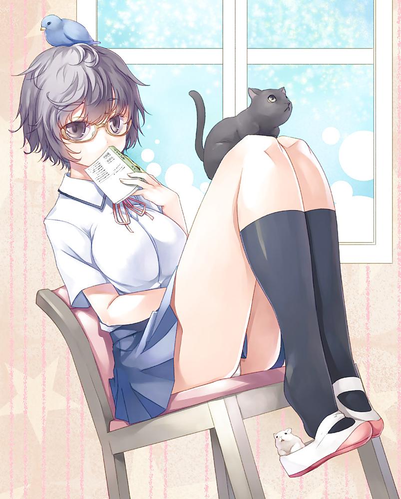 25P Anime style: shoe dangle