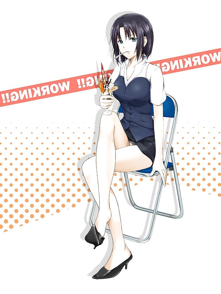 25P Anime style: shoe dangle