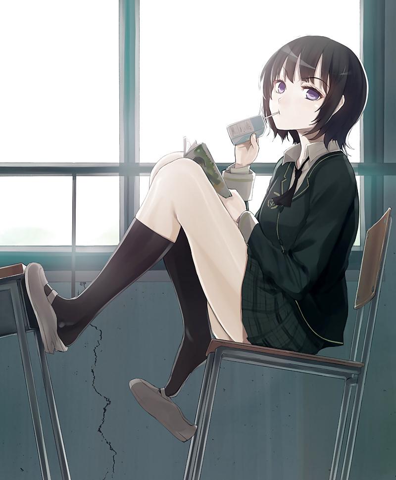 25P Anime style: shoe dangle