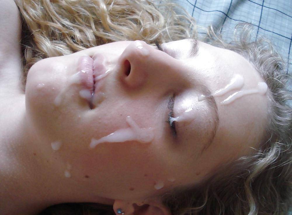 25P Blonde Girl Amatuer Facials