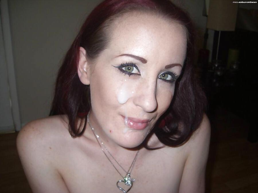 10P Girls with Green eyes taking facial
