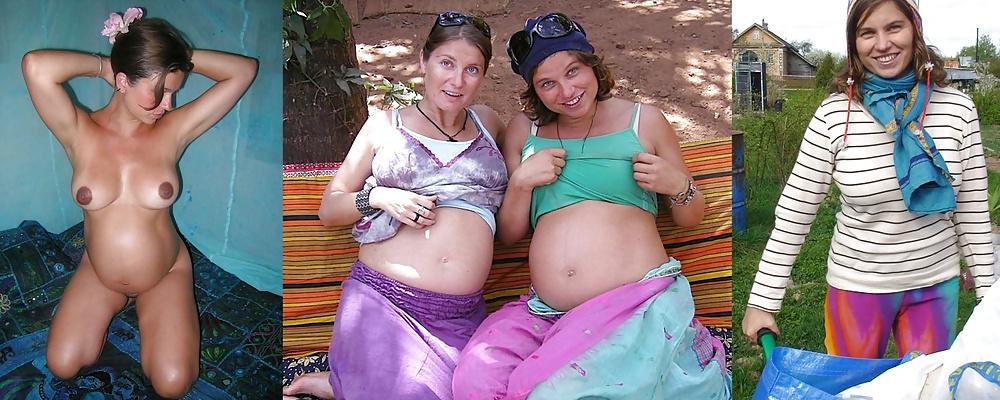 25P Pregnant amateur collage