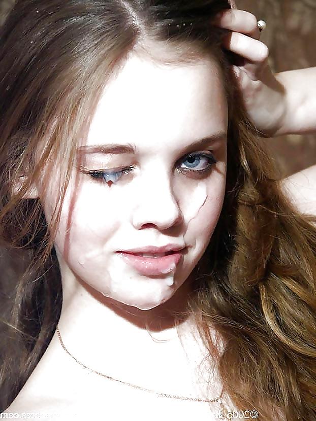 25P Semen on Faces (and a few other places) 2