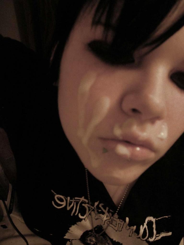 11P Self Pictures With Cum On Face