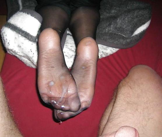 25P Cum On Nylon MIX
