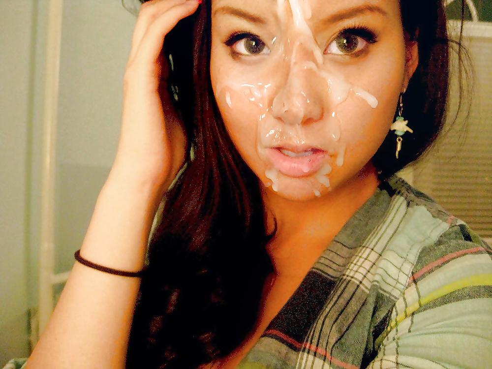 25P Semen on Faces (and a few other places) 16