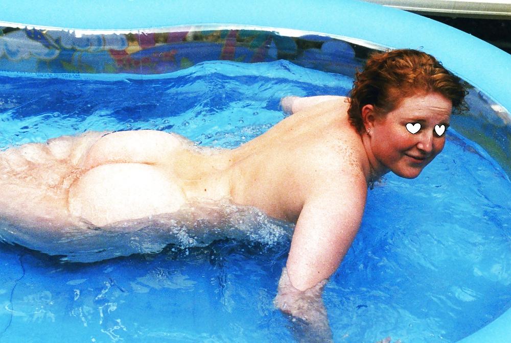 20P Chubby ex girlfriend nude in the pool