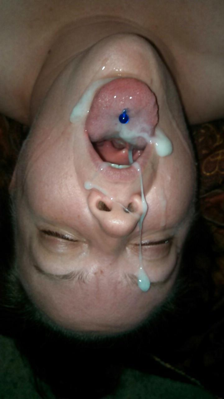 25P Tongue Ring Cumshots Facials