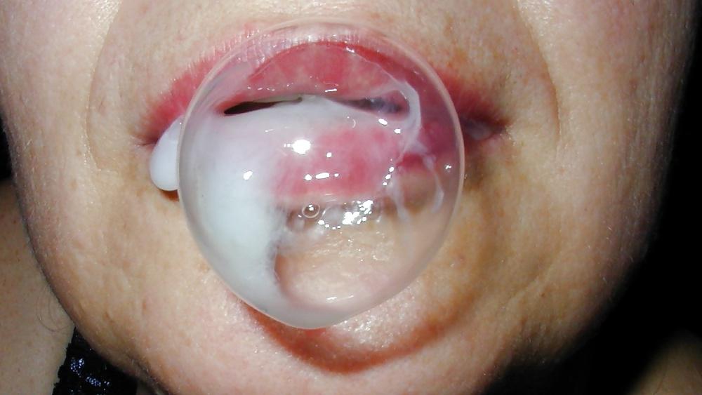 15P Mouth Cumshot Close ups
