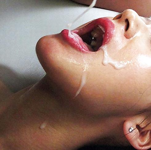 15P Mouth Cumshot Close ups