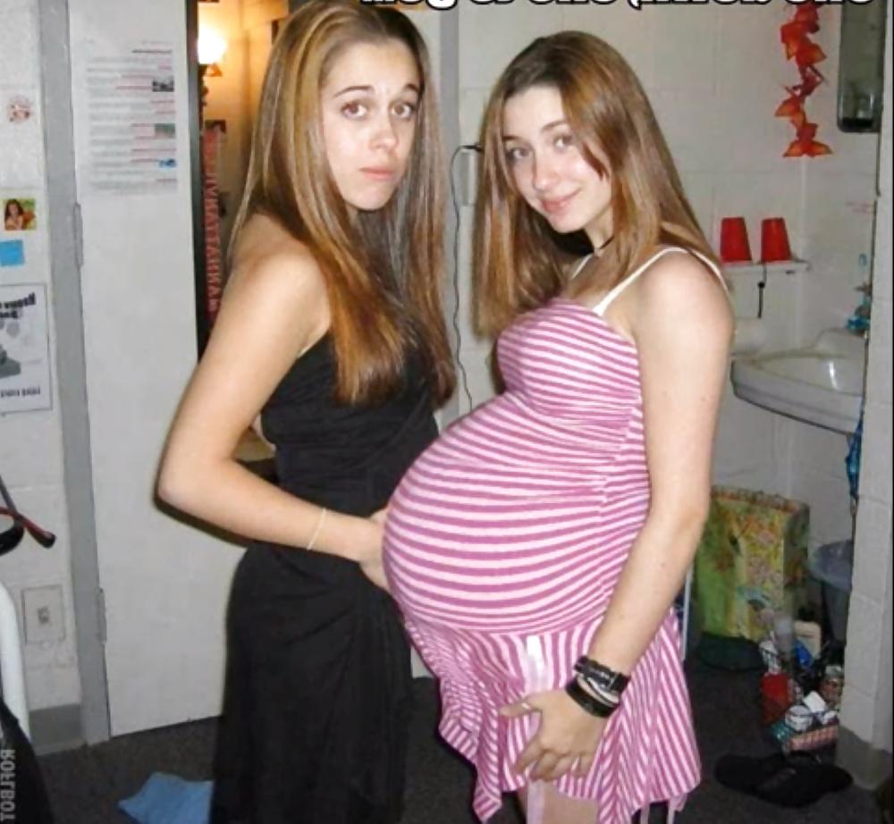10P Slaggy pregnant teens used as a cum dumpster! part 5