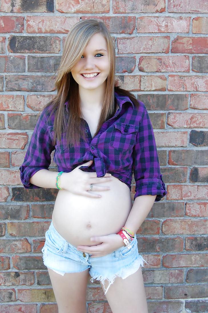 10P Slaggy pregnant teens used as a cum dumpster! part 5