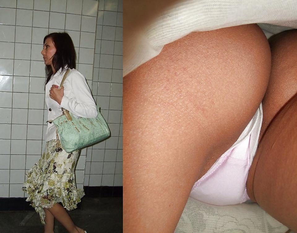 19P Upskirt with face