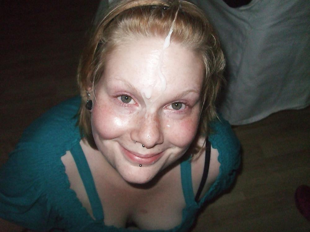 12P Amatuer Grey eye girls facials