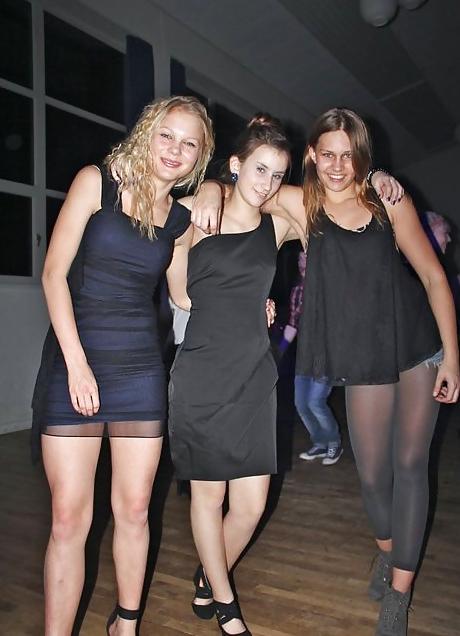 23P Danish teens-137-138-party bra panties cleavage