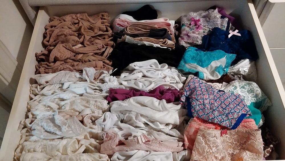 14P Aunt's Elegant, Slutty Panties and Bra's