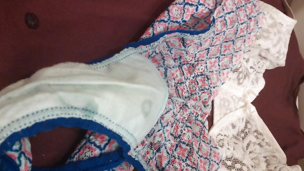 14P Aunt's Elegant, Slutty Panties and Bra's