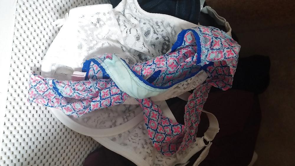 14P Aunt's Elegant, Slutty Panties and Bra's