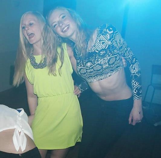 25P Danish teens-159-160-bra panties cleavage upskirt 