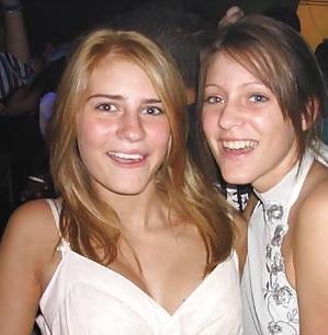 25P Danish teens-159-160-bra panties cleavage upskirt 