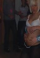25P Danish teens-159-160-bra panties cleavage upskirt 