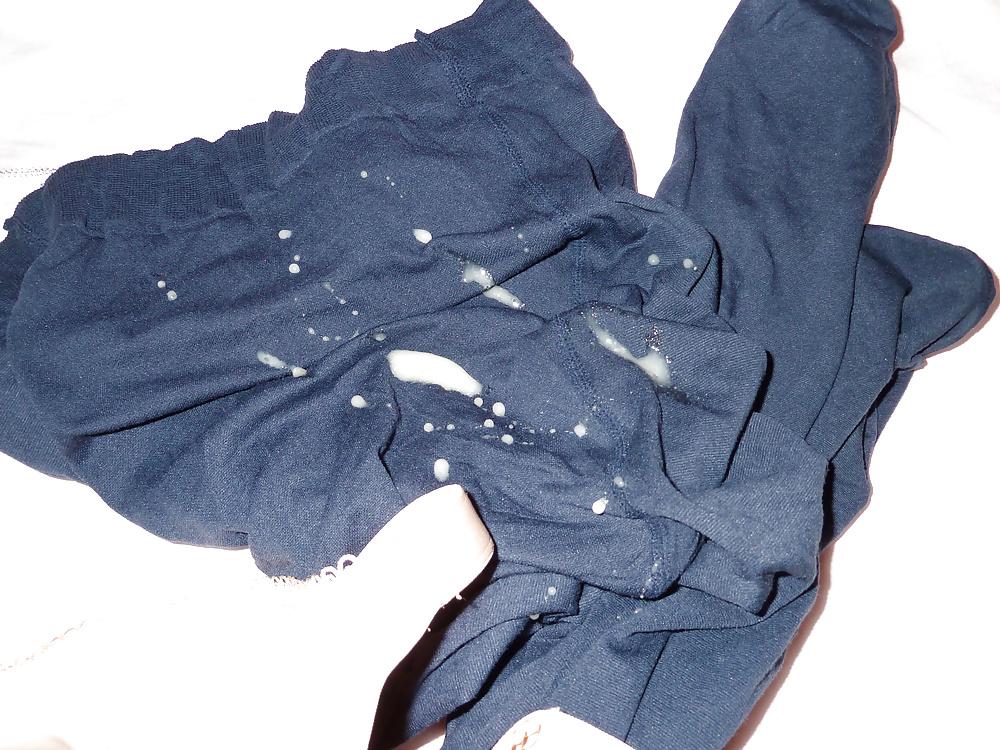 17P Cum on my pregnant neighbor's underwear - huge tits (36K)