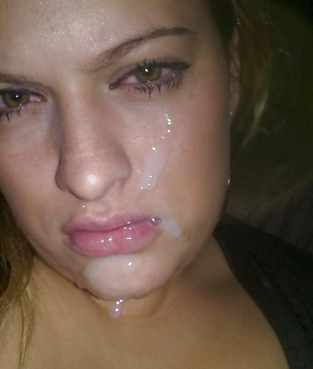 25P Semen on Faces (and a few other places) 7