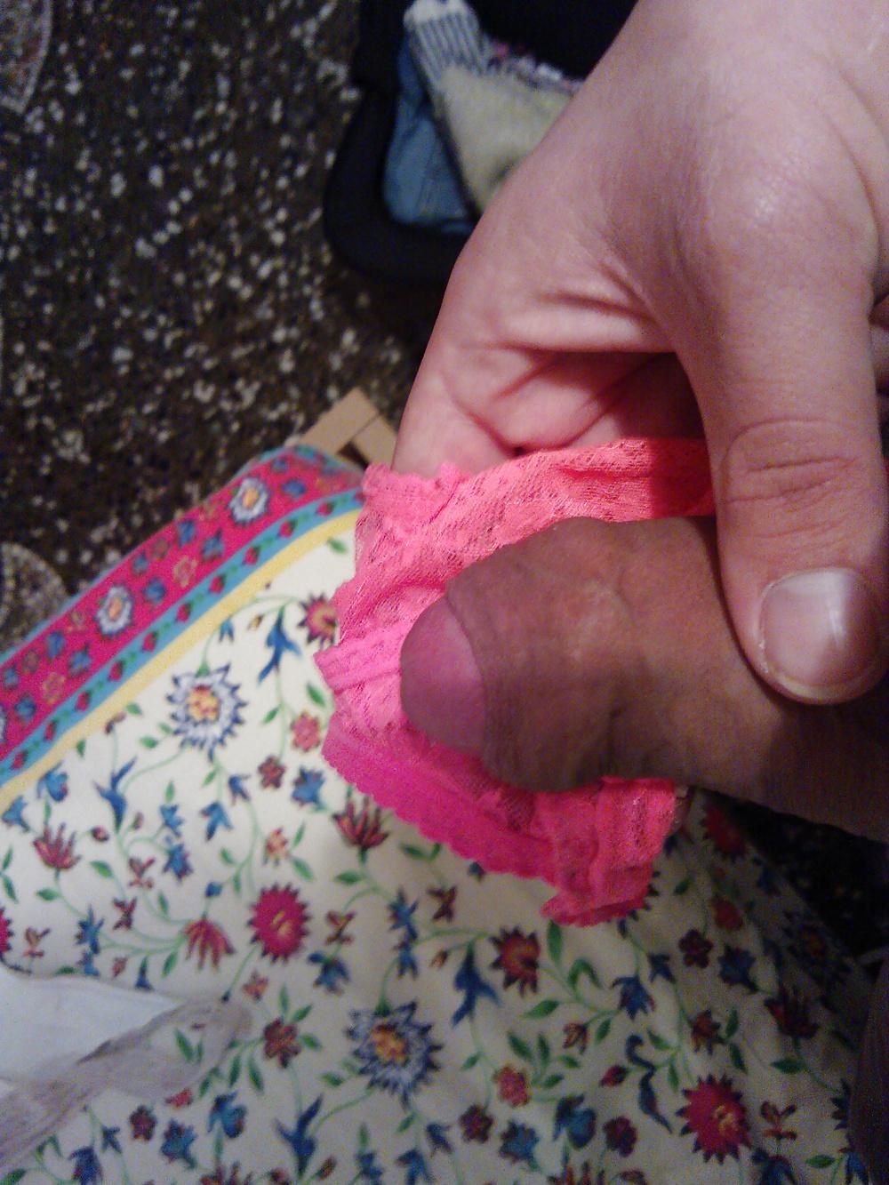 14P Friend room shoes and thongs cummed