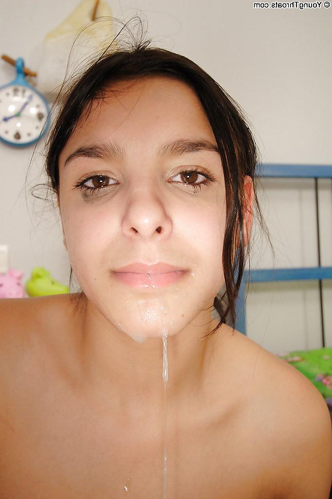 25P Cumshot on teens faces