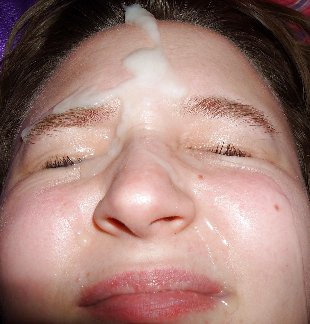 25P Eyes Glued By Cumshot 