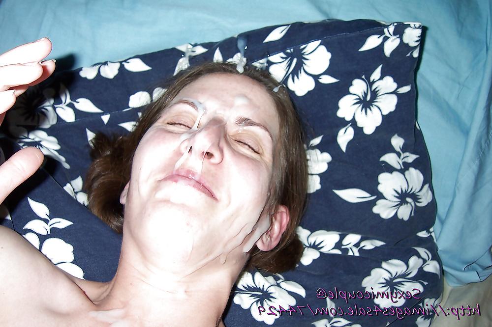 25P Eyes Glued By Cumshot 