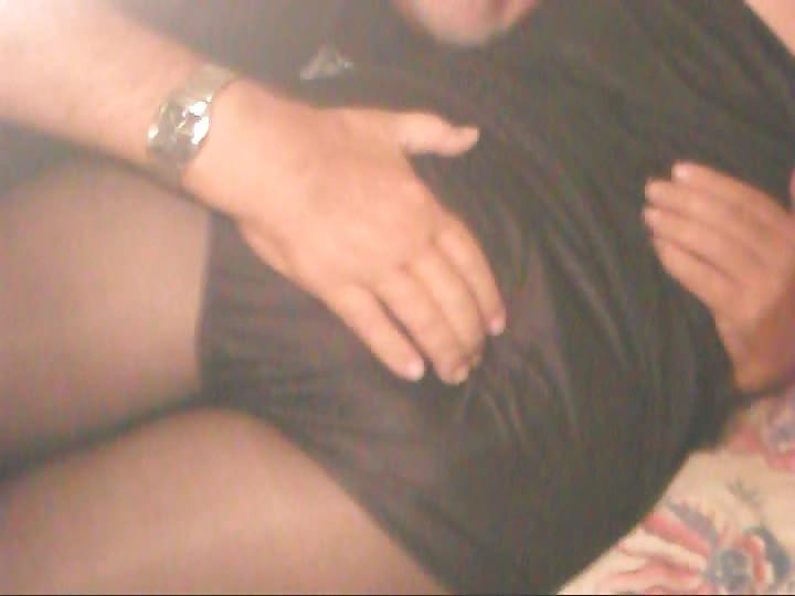25P Pantyhose Wife With Older Biker 1