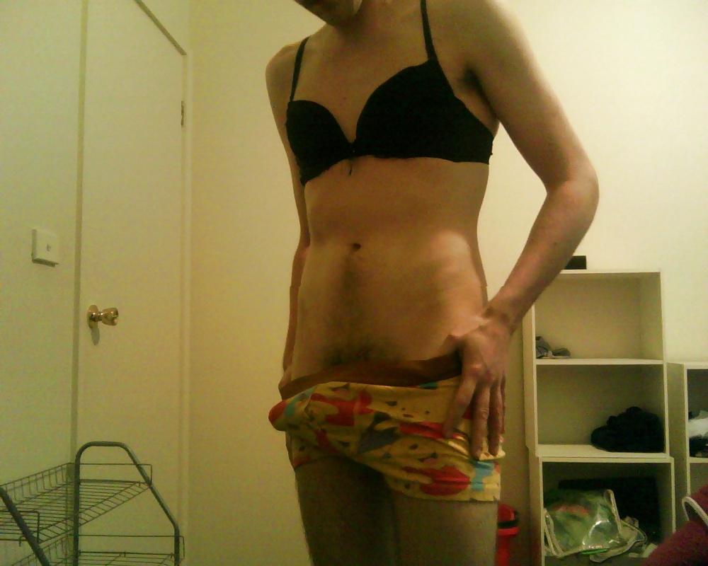 7P Black Bra