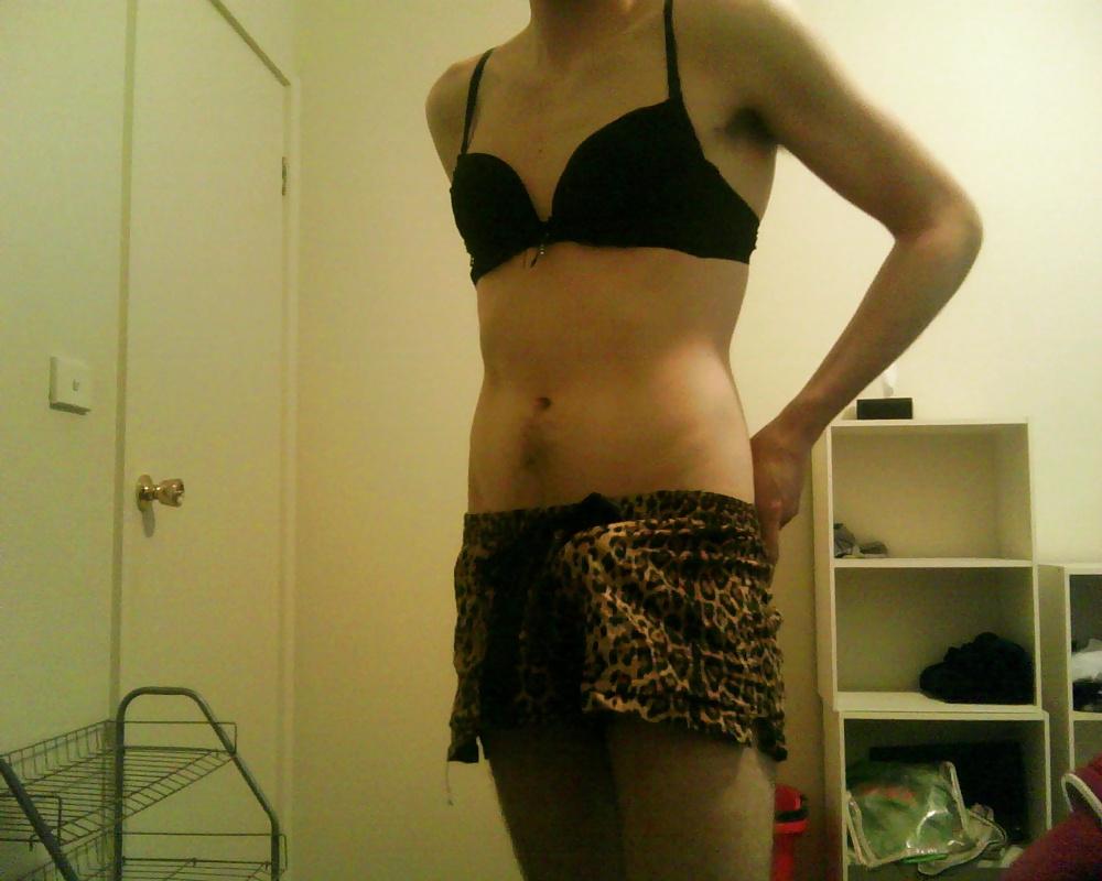 7P Black Bra