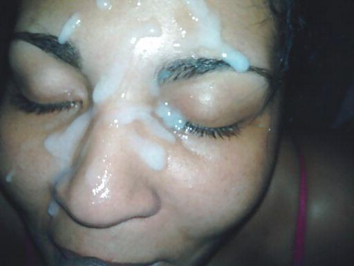 25P Ebony Facial Cumshots 2