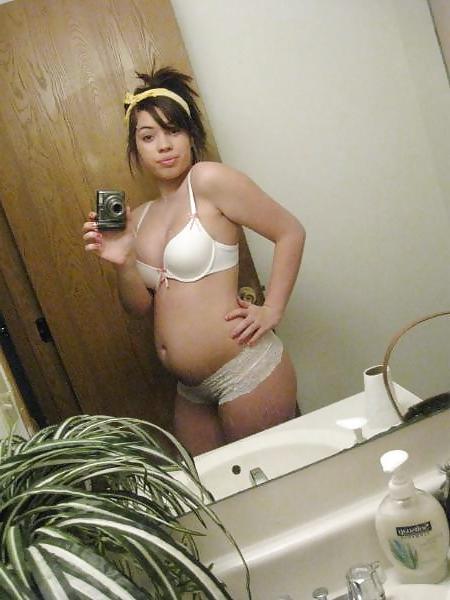 10P Slaggy pregnant teens used as a cum dumpster! part 1