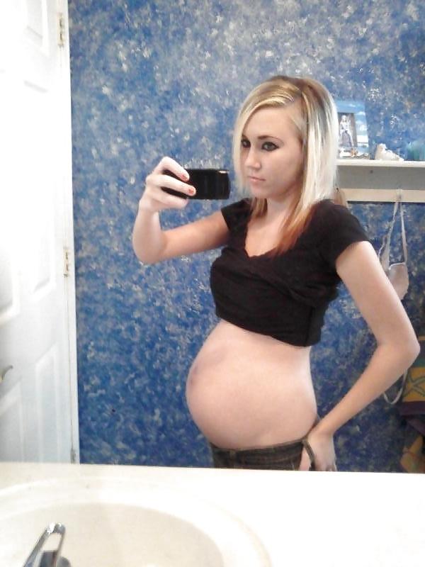 10P Slaggy pregnant teens used as a cum dumpster! part 1