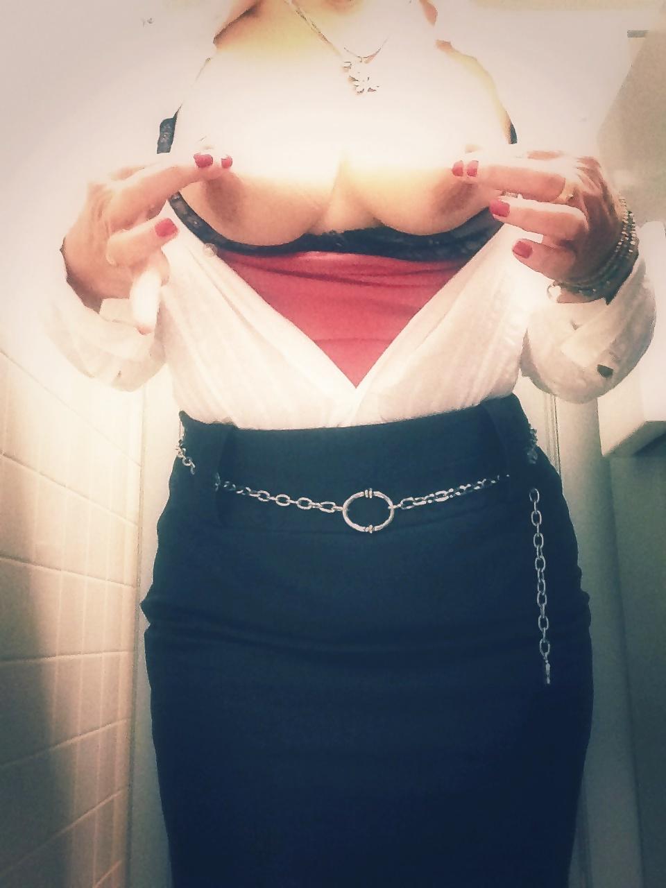 7P Delicious mommy at office tease 1