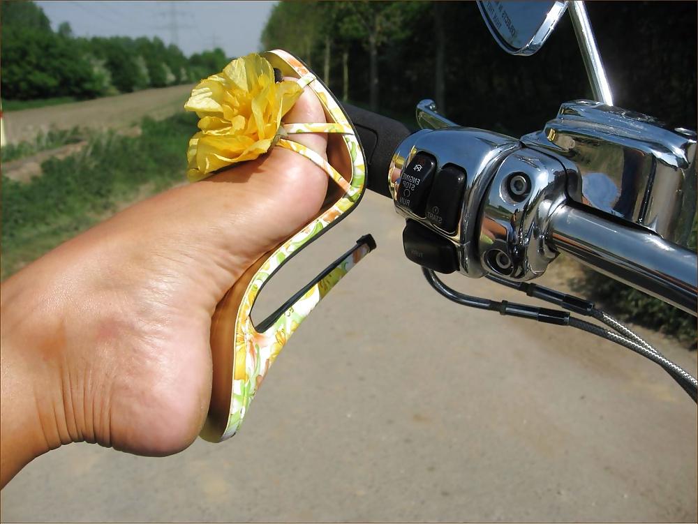 25P Lady Barbara - sexy biker in high heels
